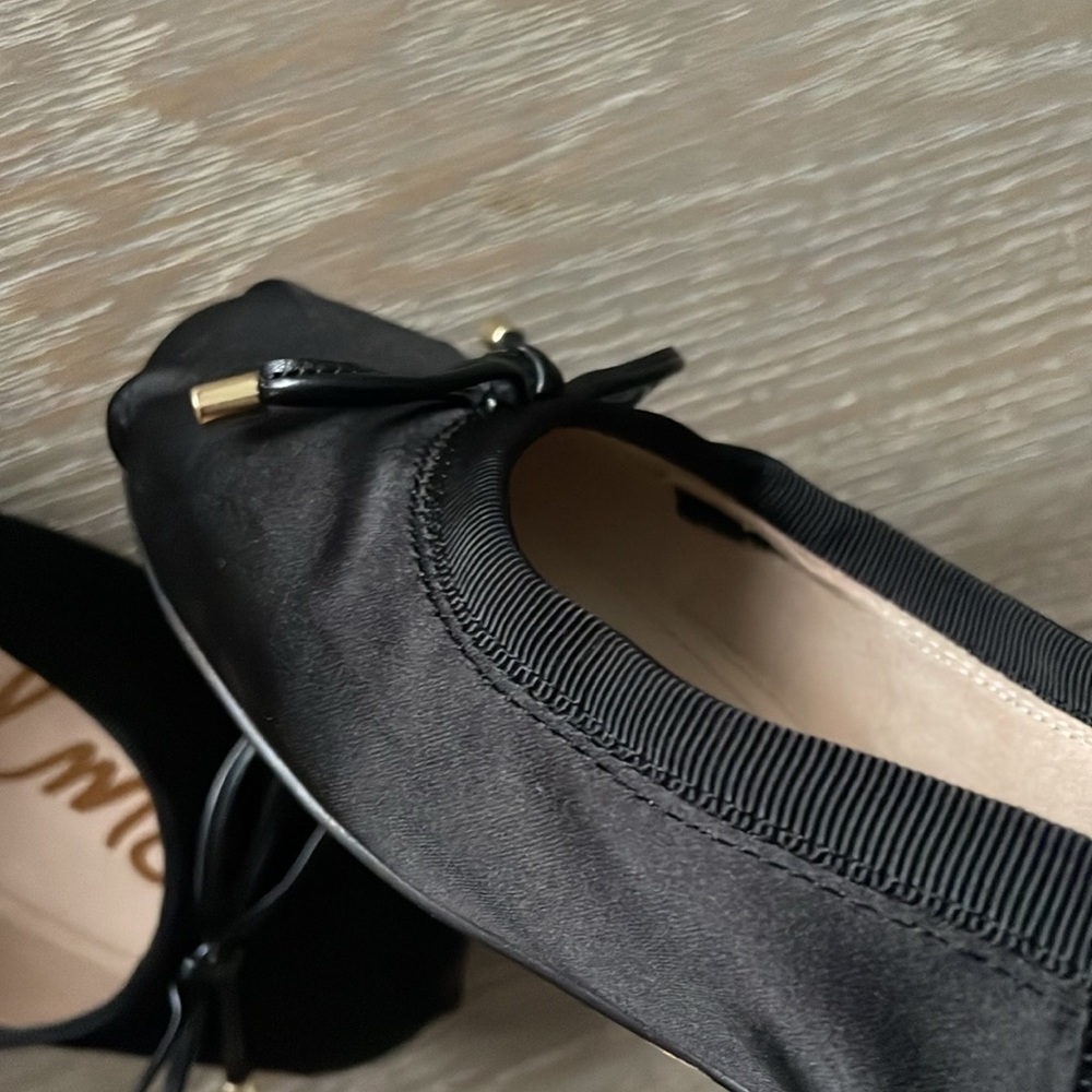 Sam Edelman satin Leanna flats, size 7; new - Picture 6 of 6